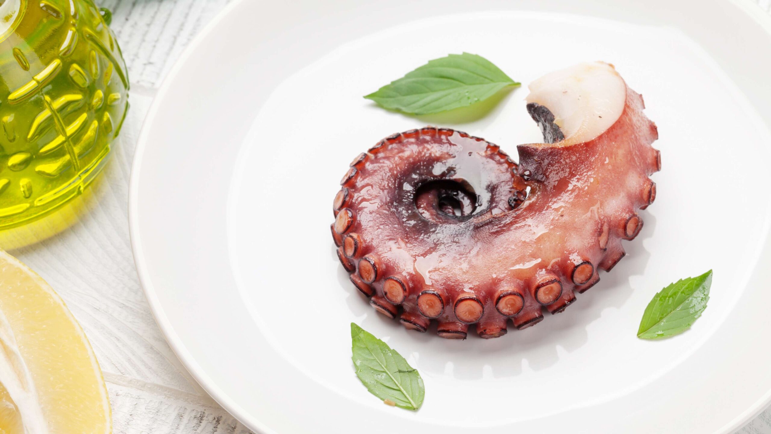 Grilled octopus tails from Fish Foodies