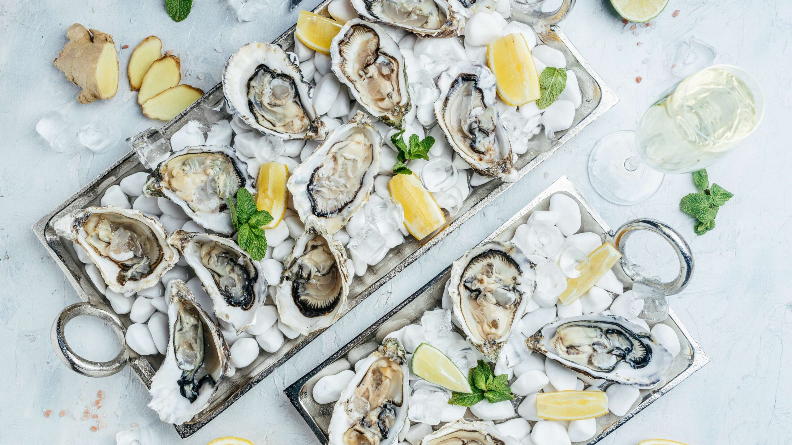 Garlic butter oysters from Fish Foodies